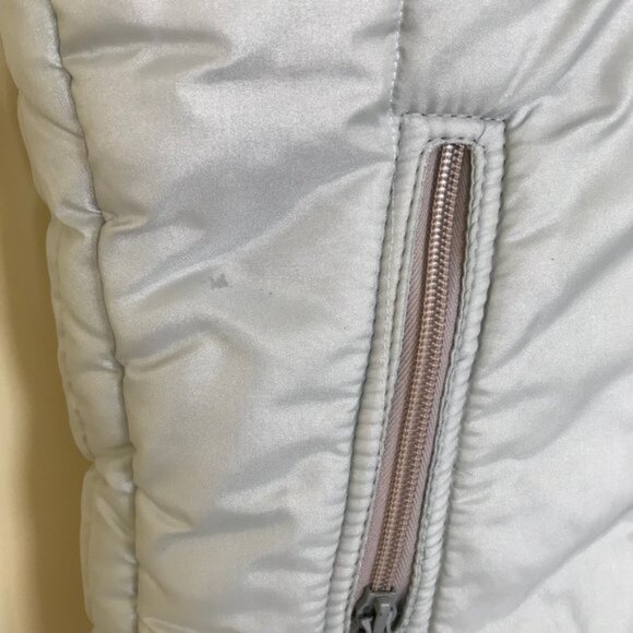 Pedigree Black  Silver Puffer Vest Vintage 80s Made in Canada 40 Chest - Picture 3 of 7